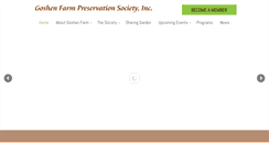 Desktop Screenshot of goshenfarm.org